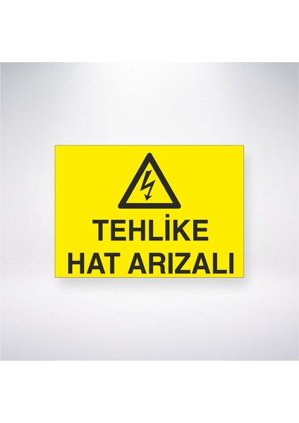 Tehike Hat Arızalı 21X30 cm Yapışkanlı Levha