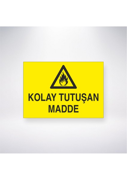 Kolay Tutuşan Madde 21X30 cm Yapışkanlı Levha