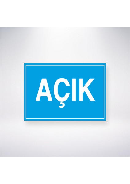 Açık Alev ve Ateşle Yaklaşma 21X30 cm Yapışkanlı Levha