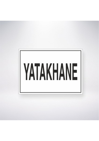 Yatakhane 21X30 cm Yapışkanlı Levha