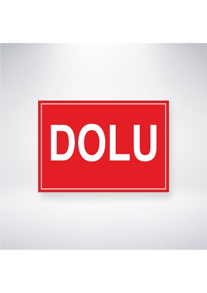 Dolu 21X30 cm Yapışkanlı Levha