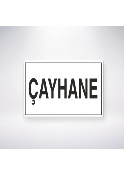 Çayhane 21X30 cm Yapışkanlı Levha