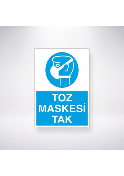 Toz Maskesi Tak 21X30 cm Yapışkanlı Levha