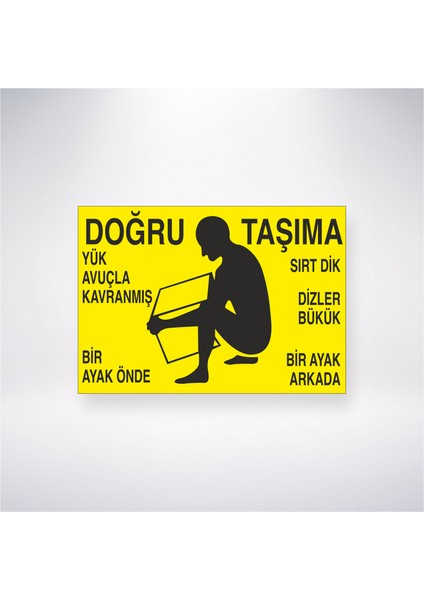 Doğru Taşıma 21X35 Arkası Yapışkanlı Levha 21X30 cm Yapışkanlı Levha