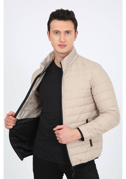Puff Erkek Mont - Bej fiyatları