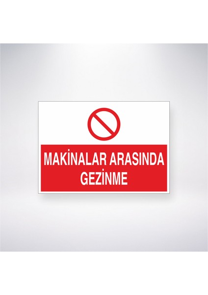 Makinalar Arasında Gezinme 21X30 cm Yapışkanlı Levha