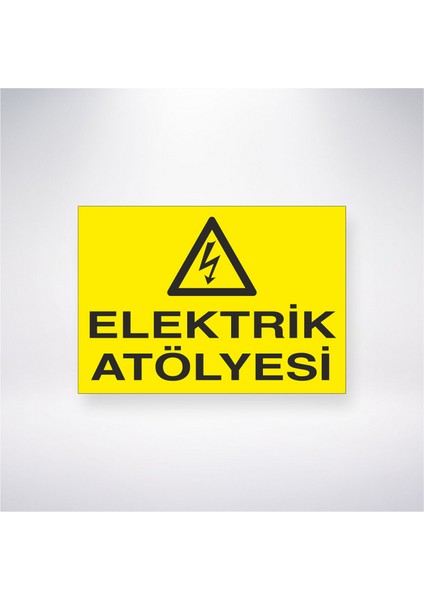 Elektrik Atölyesi 21X30 cm Yapışkanlı Levha