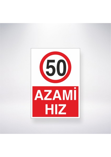50 Azami Hız 21X35 Arkası Yapışkanlı Levha 21X30 cm Yapışkanlı Levha