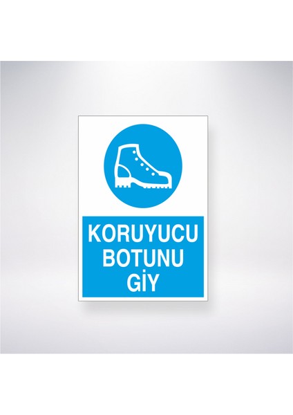 Koruyucu Botunu Giy 21X30 cm Yapışkanlı Levha