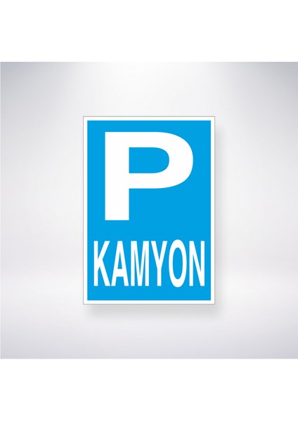 P Kamyon 21X35 Arkası Yapışkanlı Levha 21X30 cm Yapışkanlı Levha