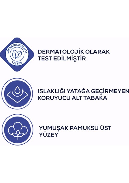 Yatak Koruyucu Örtü 60 x 90 120 Adet fiyatları