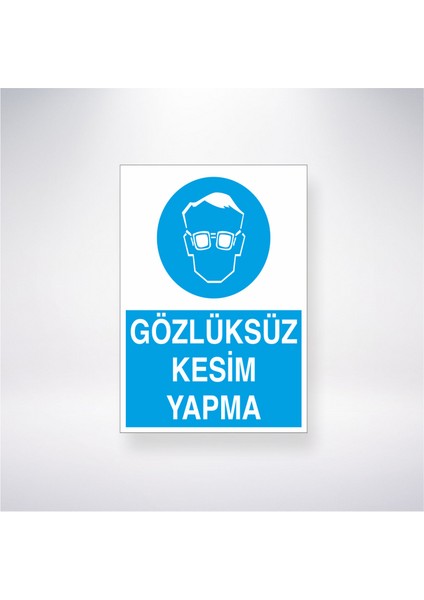 Gözlüksüz Kesim Yapma 21X35 Arkası Yapışkanlı Levha