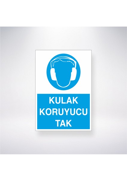 Kulak Koruyucu Tak 21X30 cm Yapışkanlı Levha