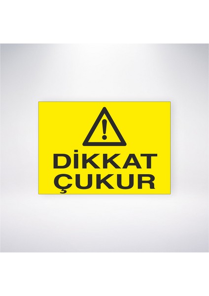 Dikkat Çukur 21X30 cm Yapışkanlı Levha