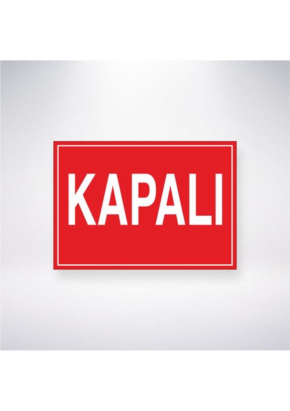 Kapalı 21X30 cm Yapışkanlı Levha