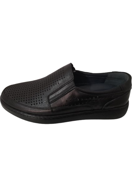 Hakiki Siyah Deri Günlük Şık Erkek Ayakkabı fırsatları