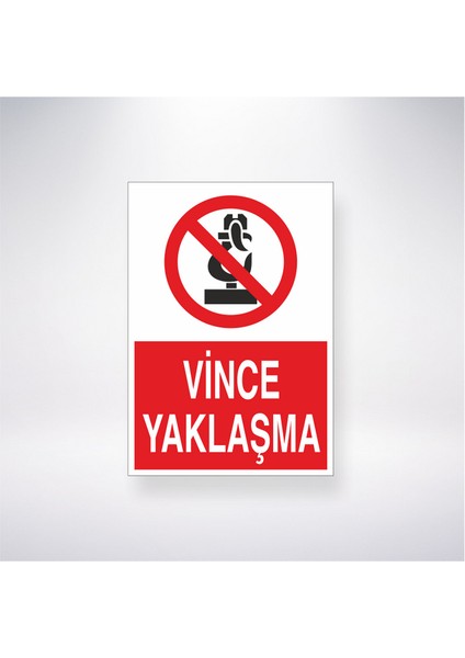 Vince Yaklaşma 21X35 Arkası Yapışkanlı Levha 21X30 cm Yapışkanlı Levha