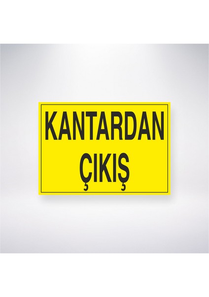 Kantardan Çıkış 21X30 cm Yapışkanlı Levha