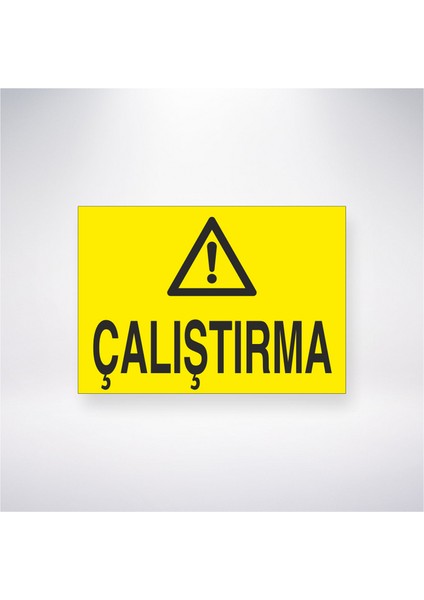 Çalıştırma 21X30 cm Yapışkanlı Levha