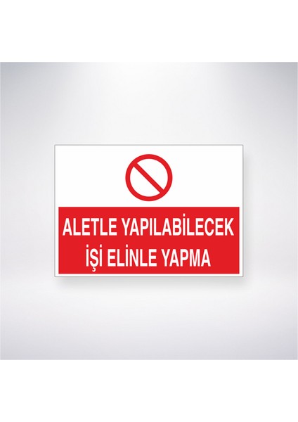 Aletle Yapılabilecek Işi Elinle Yapma 21X30 cm Yapışkanlı Levha