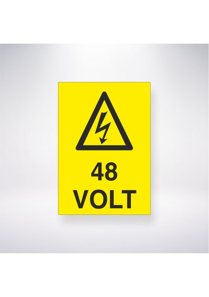 48 Volt 21X30 cm Yapışkanlı Levha