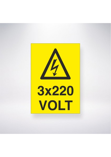 3X220 Volt 21X30 cm Yapışkanlı Levha