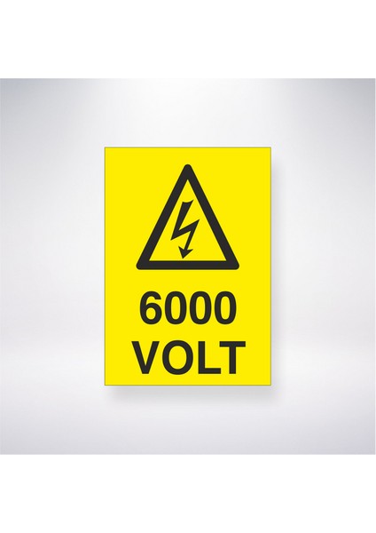 6000 Volt 21X30 cm Yapışkanlı Levha