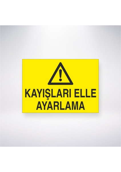 Kayışları Elle Ayarlama 21X30 cm Yapışkanlı Levha