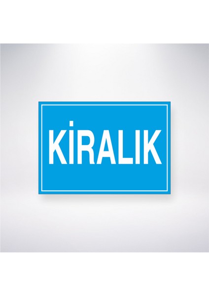 Kiralık 21X30 cm Yapışkanlı Levha