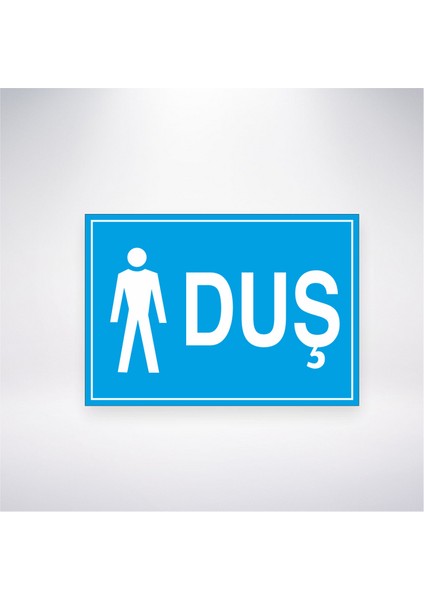 Erkek Duş 21X30 cm Yapışkanlı Levha