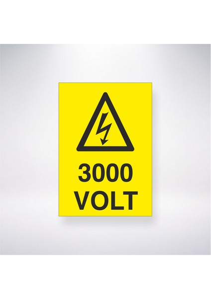 3000 Volt 21X30 cm Yapışkanlı Levha