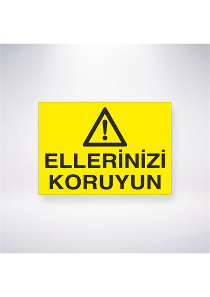 Ellerinizi Koruyun 21X30 cm Yapışkanlı Levha