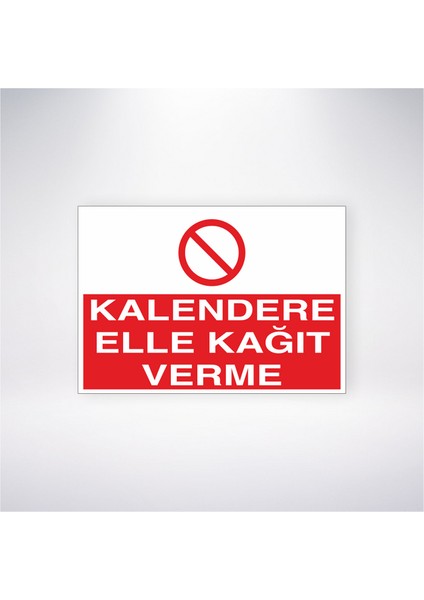 Kalendere Elle Kağıt Verme 21X30 cm Yapışkanlı Levha