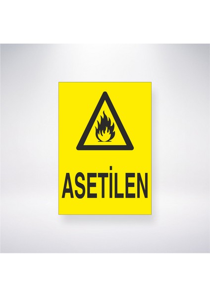 Asetilen 21X30 cm Yapışkanlı Levha