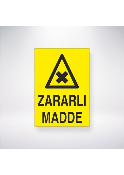Zararlı Madde 21X30 cm Yapışkanlı Levha
