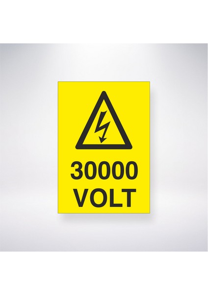 30000 Volt 21X30 cm Yapışkanlı Levha