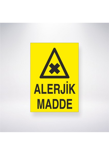 Alerjik Madde 21X30 cm Yapışkanlı Levha