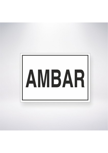 Ambar 21X30 cm Yapışkanlı Levha