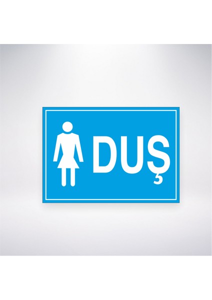 Kadın Duş 21X30 cm Yapışkanlı Levha