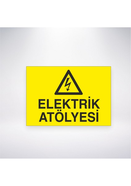 Elektrik Atölyesi 21X30 cm Yapışkanlı Levha