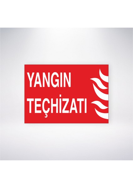 Yangın Teçhizatı 21X30 cm Yapışkanlı Levha