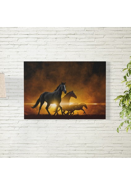 Koşan Atlar Posteri 35X50 cm