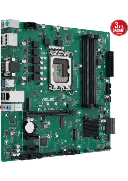 Pro B760M-C-Csm Intel B760 Lga1700 Ddr5 6200 2Xdp Hdmı Vga Çift M2 Usb3.2 Matx (Pro B760M-C-Csm) Anakart