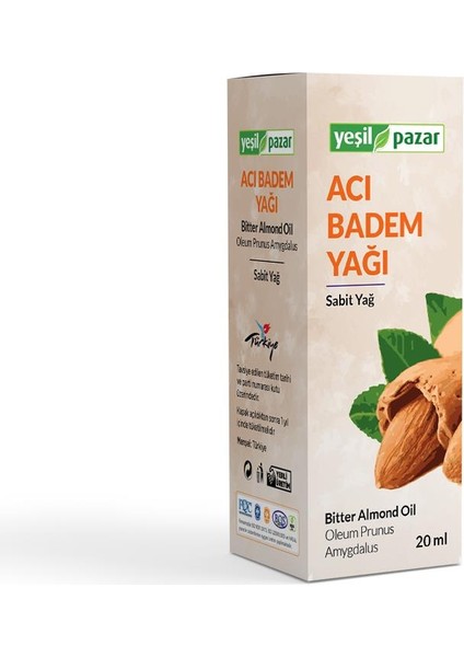 Acı Badem Yağı 20 ml