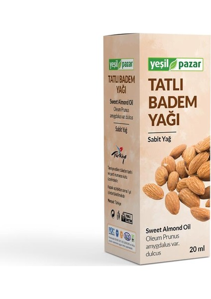 Tatlı Badem Yağı 20 ml