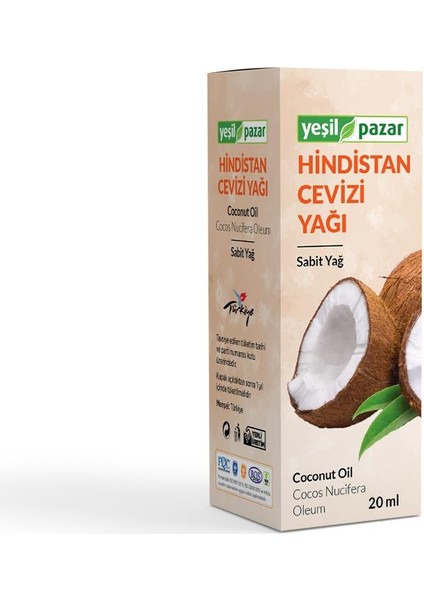 Hindistan Cevizi Yağı 20 ml