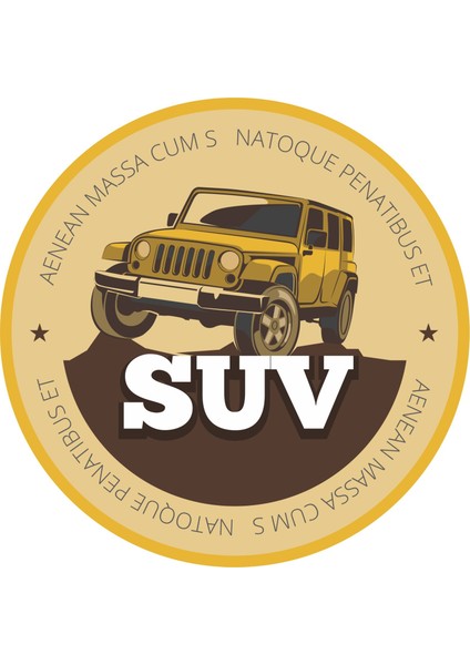 Off Road Suv Club Oto Sticker