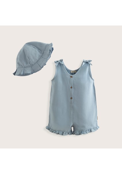 Marine Tulum&şapka Set Mavi