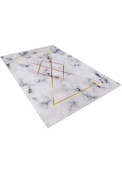 Balahna Gold Modern Dijital Baskı Halı