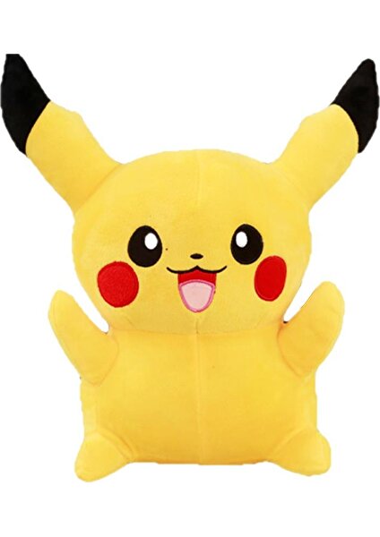 Ithal Kumaş Pokemon Go Pikachu Pikaçu Anime Figür Peluş Oyuncak Uyku & Oyun Arkadaşı 20 Cm.